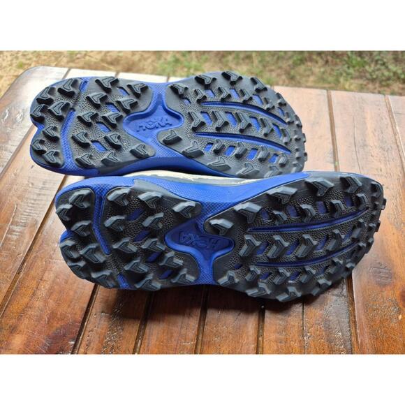 Hoka One One Torrent 4 Men’s Size 8 D ‘Farro/Ultramarine’ Trail Running Shoes - Picture 7 of 8